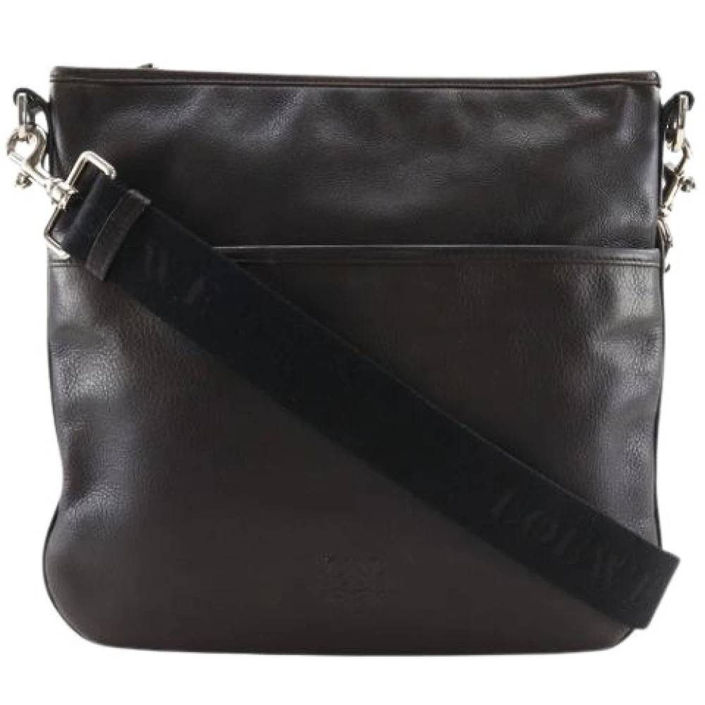 Loewe Pre-owned Pre-owned Skuldertaske - Vintage - Herre - Brun - ONE SIZE - Uld