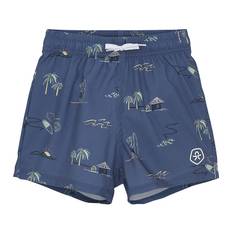 Color Kids Badshorts - AOP - Vintage Indigo - Color Kids - 9 år (134) - Badkläder