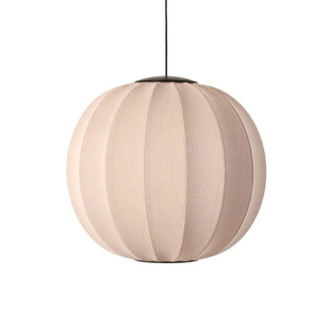 Made By Hand Knit-Wit Rund Pendel LED Sand Stone 75 cm
