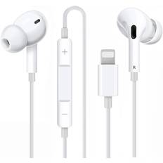 Wired Earphones for iPhone Certified 2025 New Genuine iPhone Compatible Wired Earphones Lightning Earphones Lightning HiFi Sound Quality Clear Calls vit