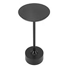 Sladdlös Bordslampa, 2000mAh Batteridriven LED-Bordslampa, 3 Färglägen Metall Steglös Dimbar Modern Bordslampa för Sovrum Kontor Restaurang Utomhus (Svart)
