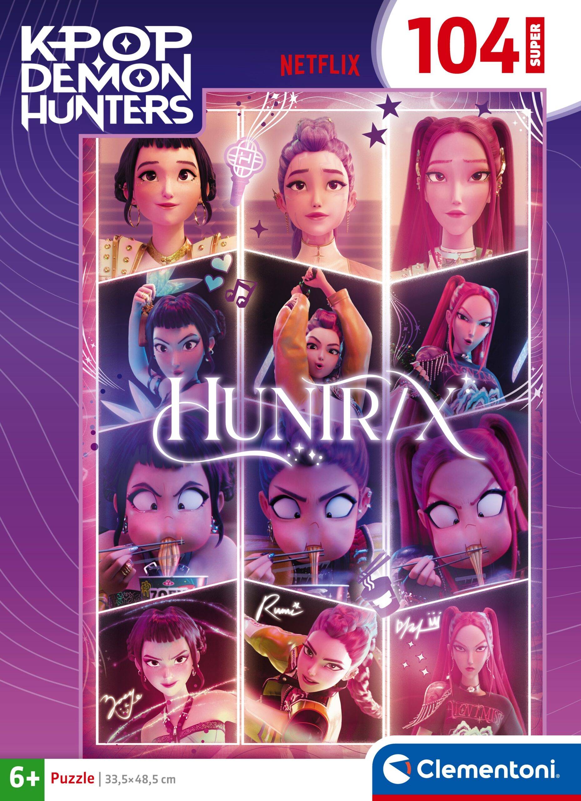 Clementoni - Puzzle K-POP Demon Hunters 2, 104 pieces