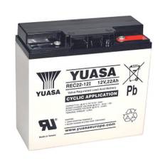 Yuasa 12V 22Ah (AGM) batteri 181 x 76 x 167
