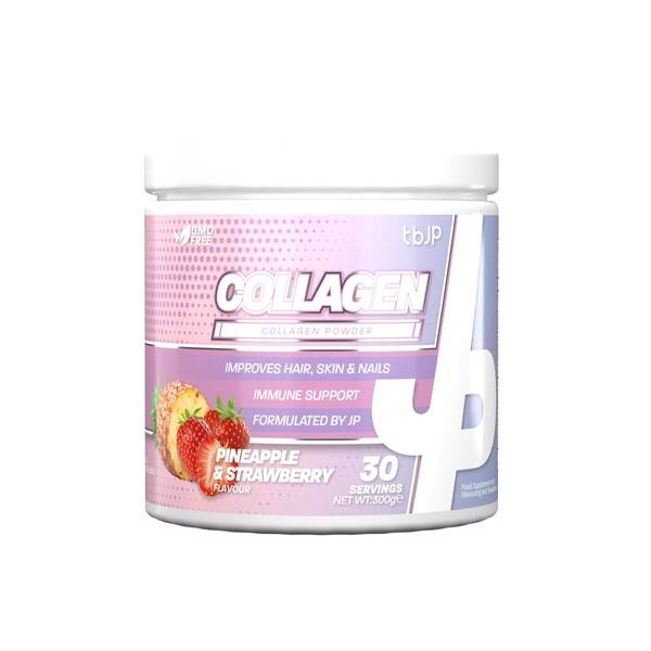 Trained by JP Kollagen, Ananas och Jordgubbe, 300 gram