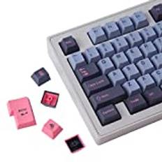 Keycaps 173 tangenter Cherry Profile ABS Double-shot ANSI/ISO Layout Custom Keycaps för Cherry MX Gateron Switchar för mekaniska tangentbord