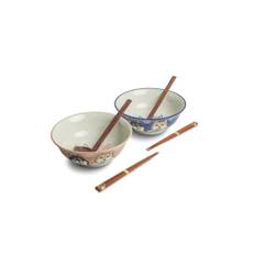 Ramen bowl Set Shiba 6 dele Ø21 cm. - Gavesæt og æsker