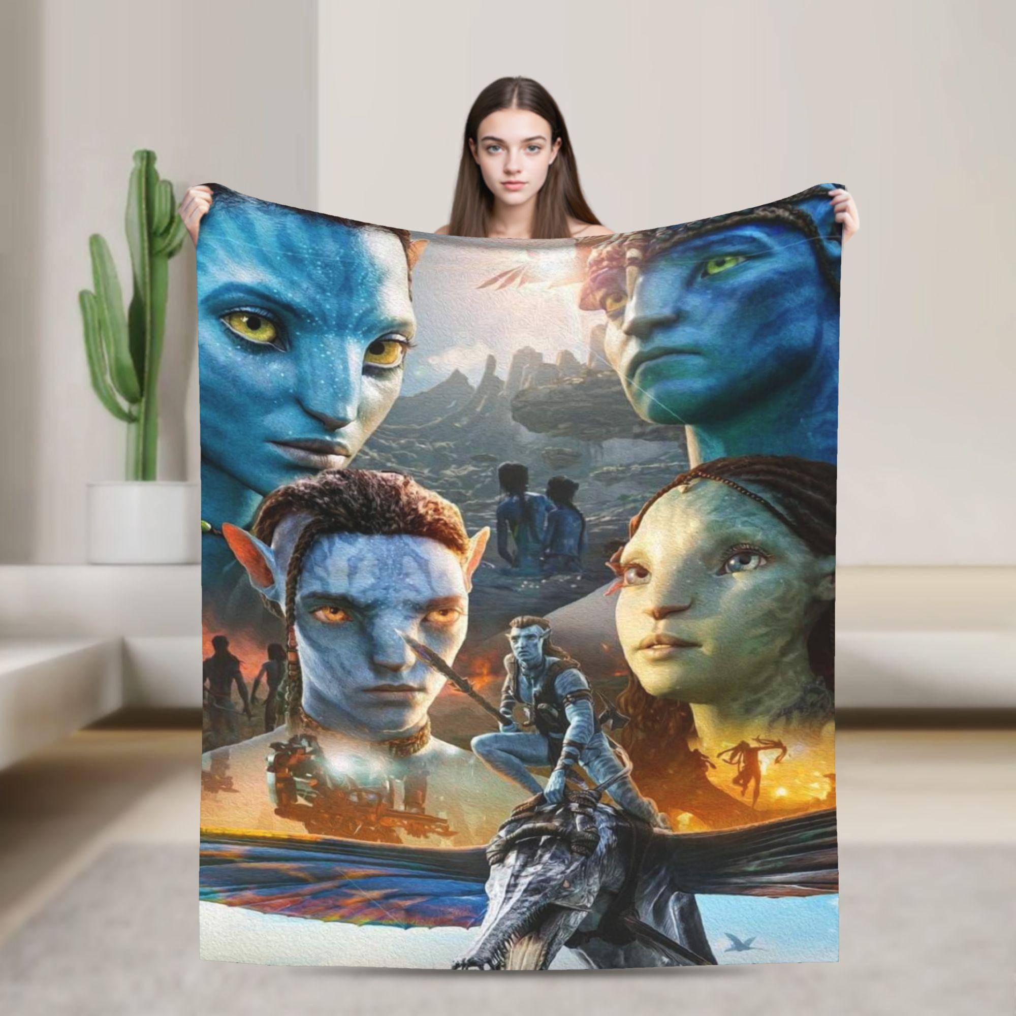 Avatars Sättet att Vatten Filmfilt Vuxna Flanell Sängkläder Plädar För Soffa Hem Varm Kvalitet Sängöverkast Gåva