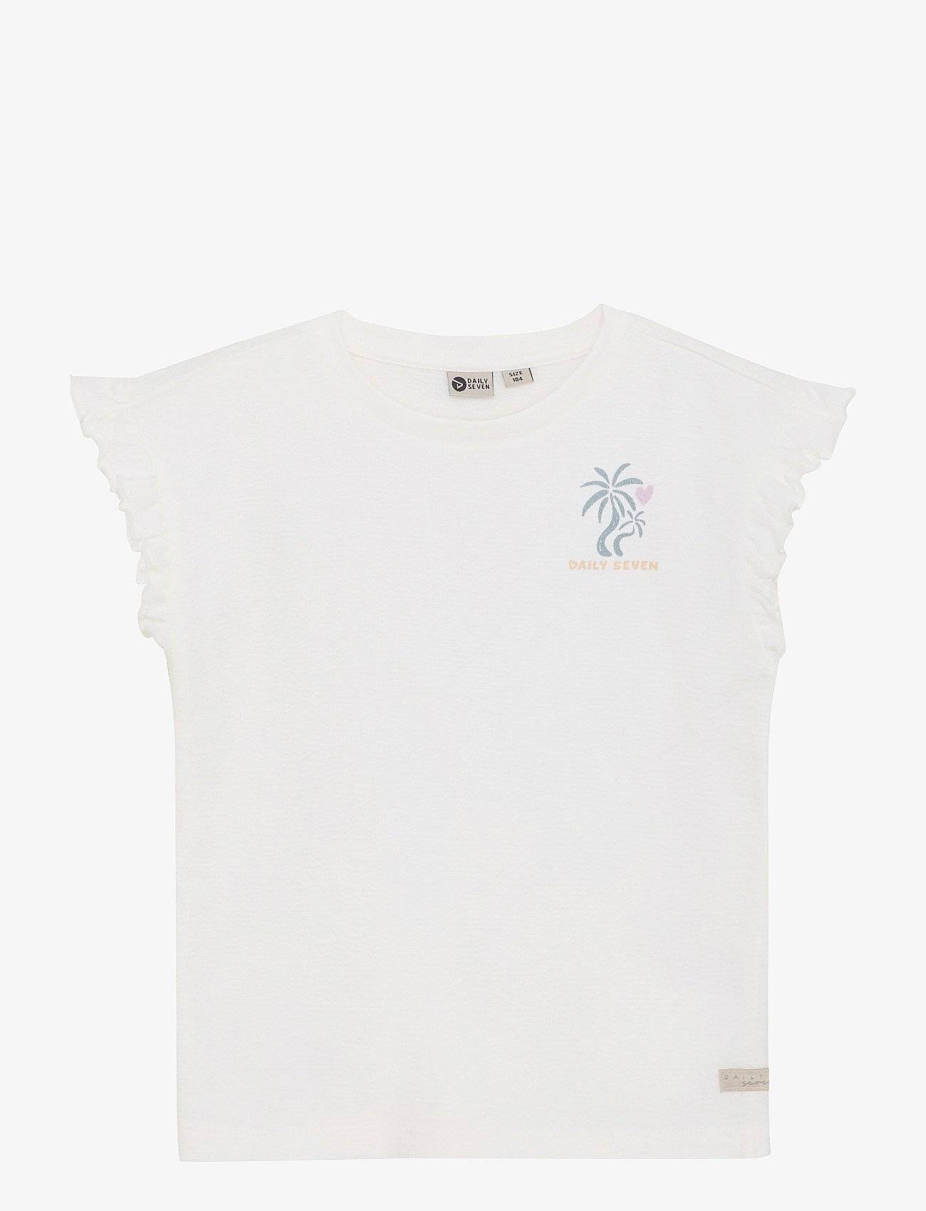 Daily 7 T-Shirt Backprint - Cream - 110