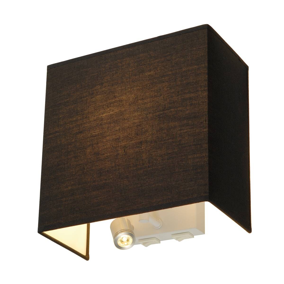 SLV Accanto Ledspot vägglampa Svart skärm