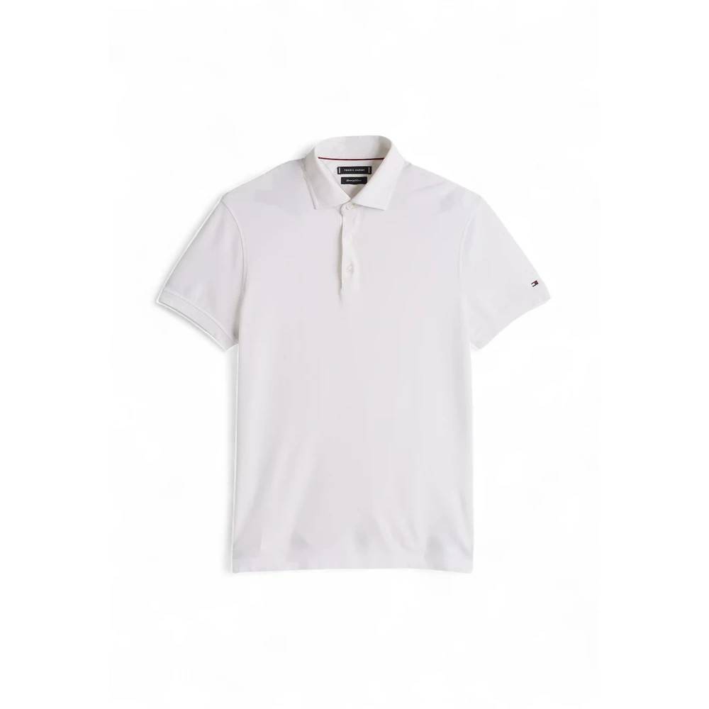 Tommy Hilfiger Smart Casual Regular Fit Polo Shirt - Toppe - Herre - Hvid - XL - Bomuld