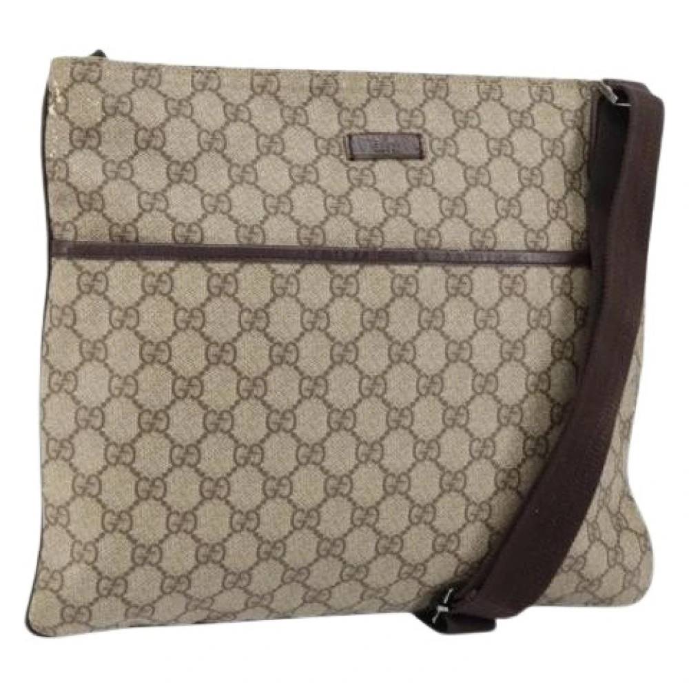 Gucci Vintage Pre-owned Plastic Cross Body Taske - Vintage - Dame - Beige - ONE SIZE - Tyl