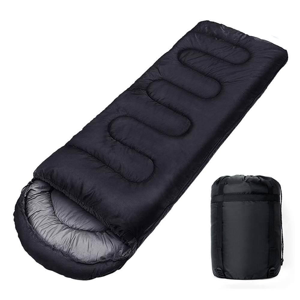Lätt sovsäck 210x80cm med förvaringsväska Vintersovsäck för camping, vandring, resor