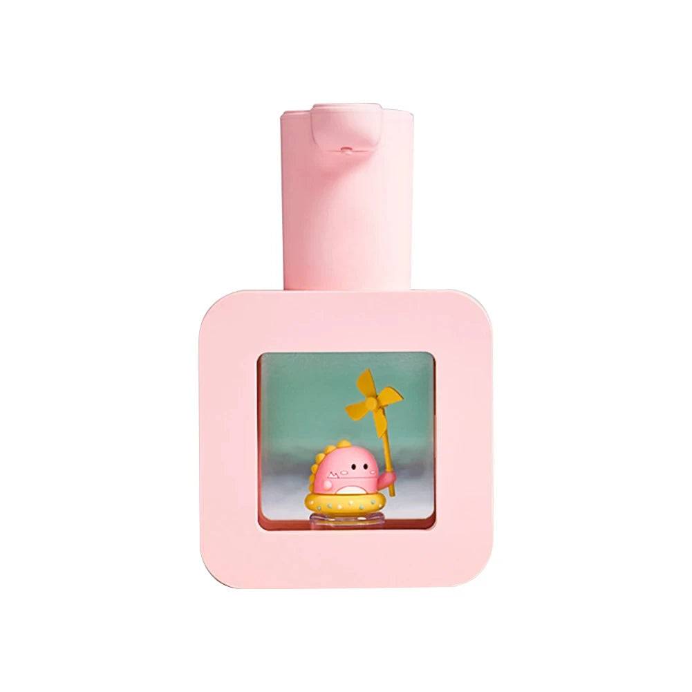 New Automatic Soap Dispenser Cute Pet Contact Free Hand Sanitizer USB Charging - Pink