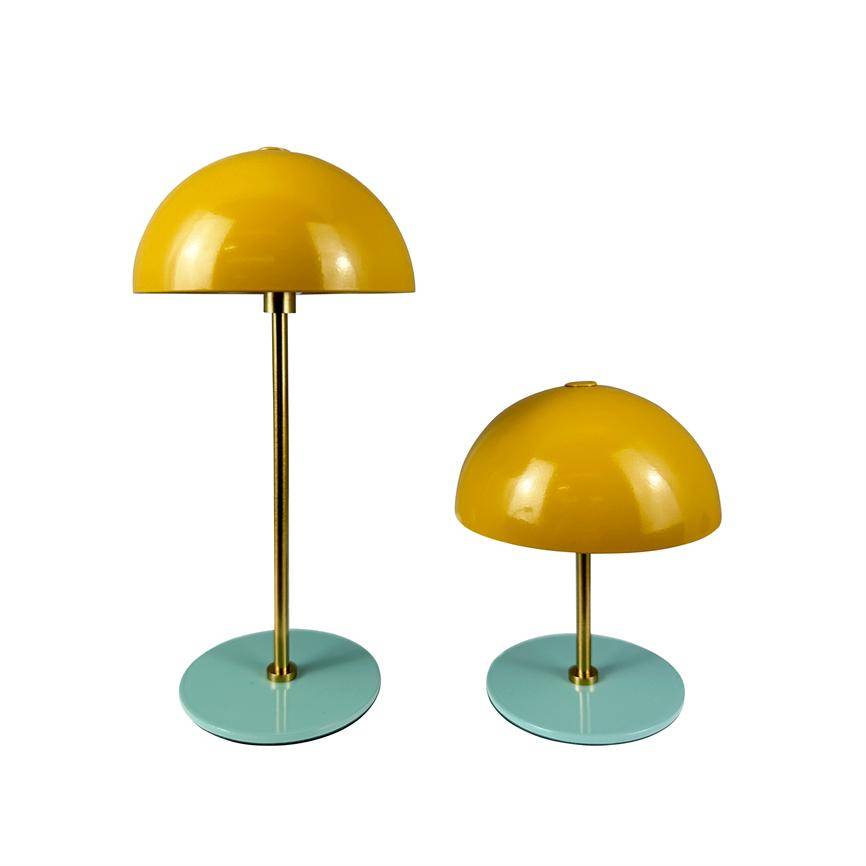 Along LED Mini Bordlampe 2 stk. - Karry/Turkis