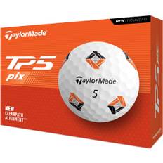 TaylorMade TP5 pix Golfbälle, white