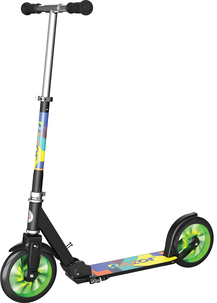 Razor - A5 Lux Light Up Scooter - Green/Green