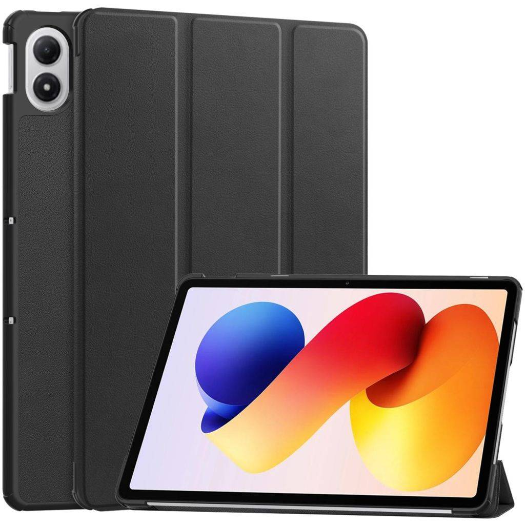 Xiaomi Poco Pad M1/Redmi Pad 2 Pro Fodral Stötsäker PU-läder - Svart