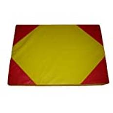 NiroSport gymnastik matta 100 x 70 x 8 cm mjuk golvmatta fitnessmatta sportmatta träningsmatta golvmatta skyddsmatta träningsmatta vattentät