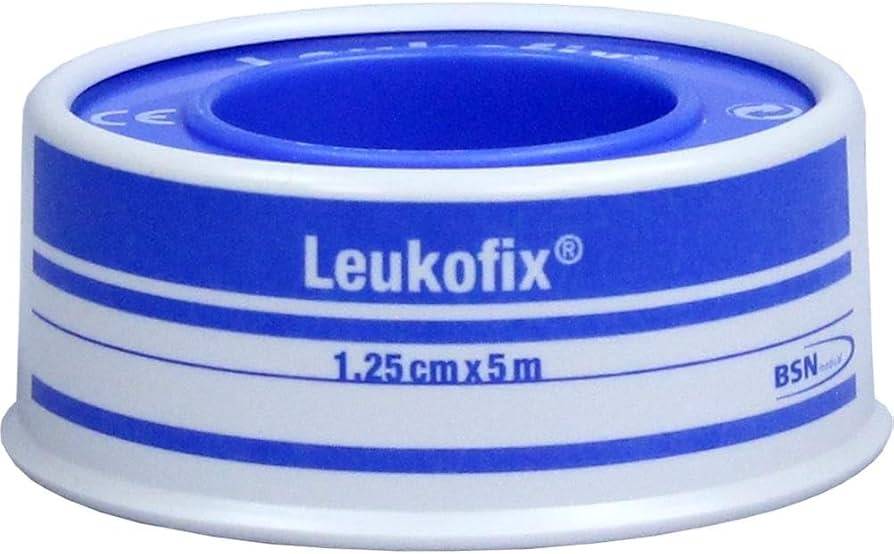 Medicinsk tejp Leukoplast Leukofix Snap Ring, 1,25 cm x 5 m