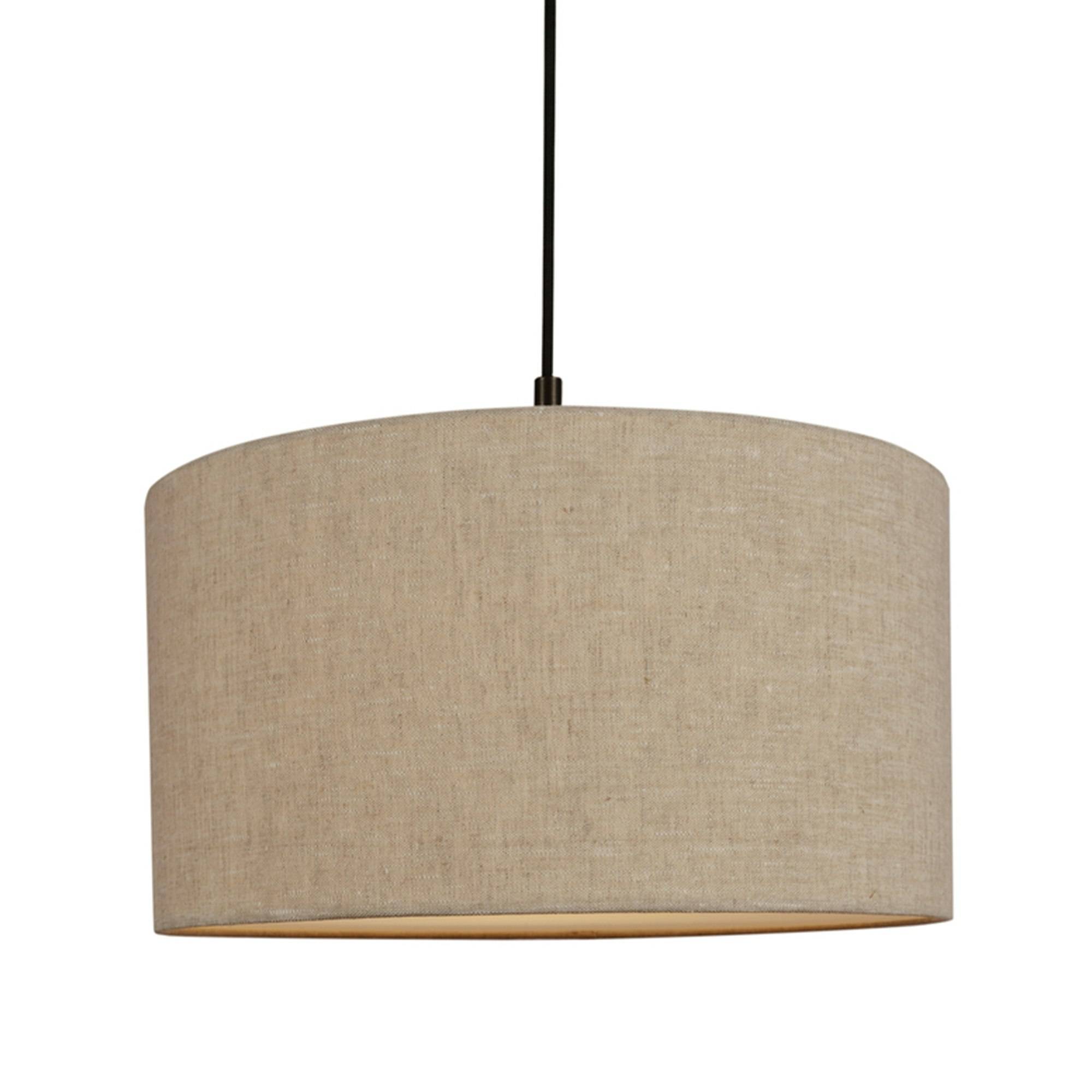Belid Soft Pendel Ø44 Cm Metallisk Brons / Linen Natural - Pendellampor Textil Metallisk Brons - 10013.256528