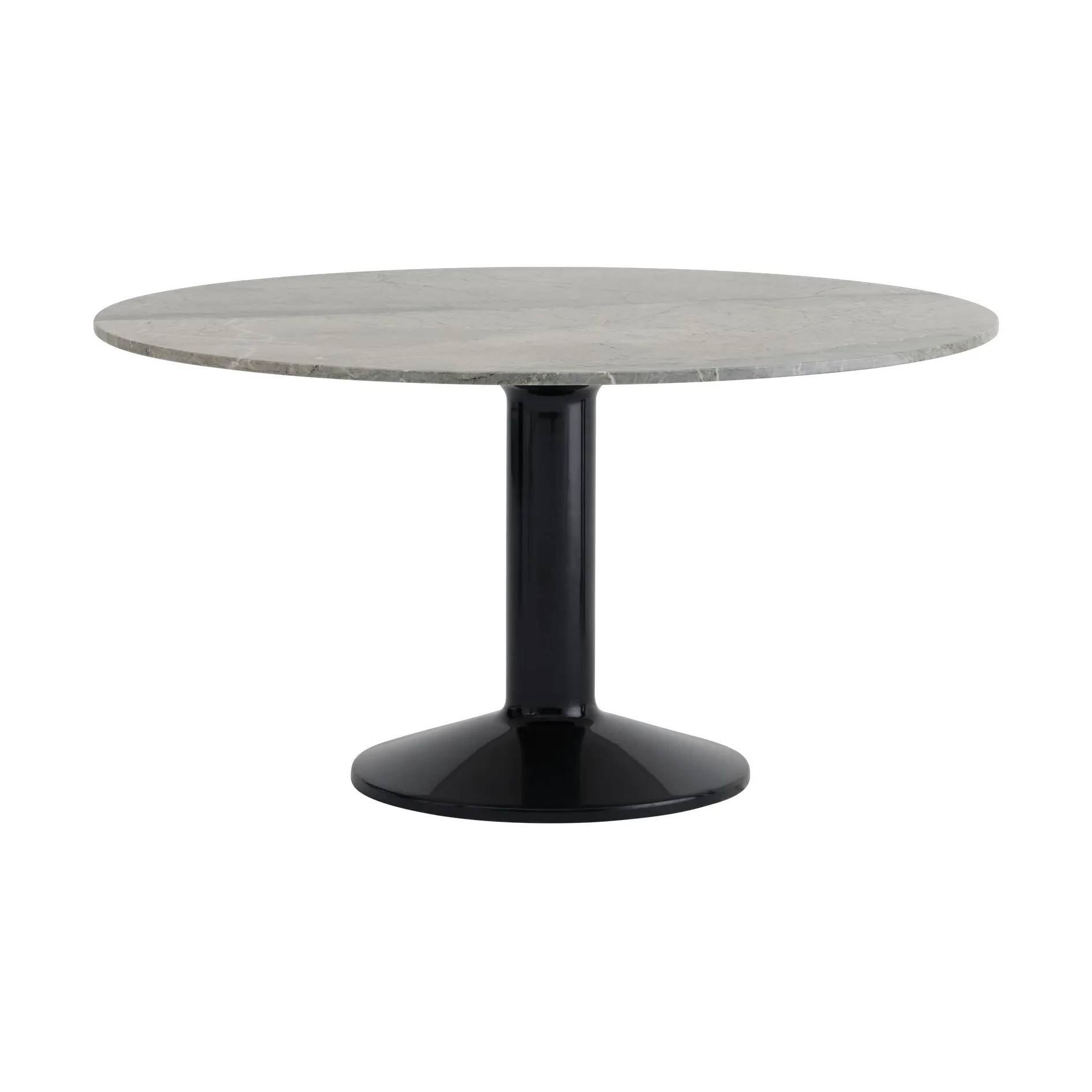 Muuto Midst søljebord Grey marble-black, Ø140 cm.