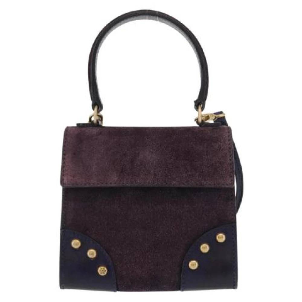 Celine Vintage Pre-owned Suede Mini Bag - Vintage - Dame - Lilla - ONE SIZE - Suede