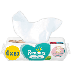 Pampers Sensitive Baby Våtservetter 4 x 80 st - Multi