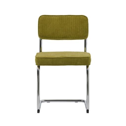 Nordic Design Theo spisebordsstol - Grøn fløjl | Møbelsalg.dk