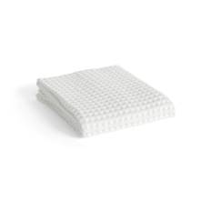 HAY - Waffle Hand Towel W50 X L100 - White - Håndklæder og badehåndklæder - Hvid