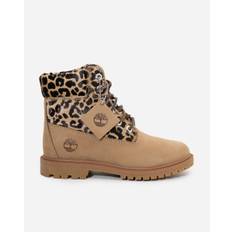 Timberland Premium 6 Inch Lace Up Boot | Beige | Størrelse: 41 - Beige - 41