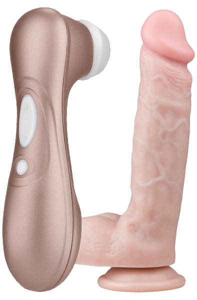 Satisfyer Pro 2 NG + Realistisk Dildo