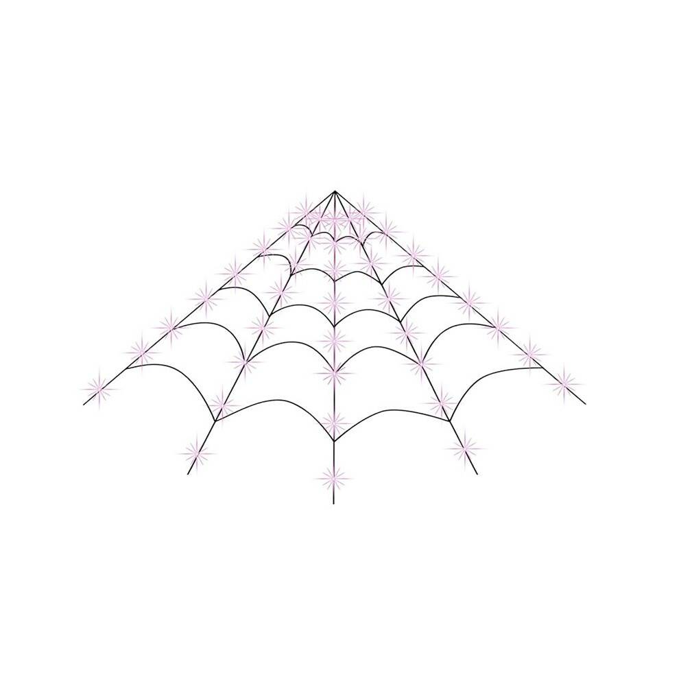 Halloween 200" Spider Web Light Decorations Outdoor/Indoor with 250 LED Lights, for Yard/Lawn/Garden()