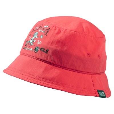 Jack Wolfskin Solkappe Børn Rød (Størrelse: M)