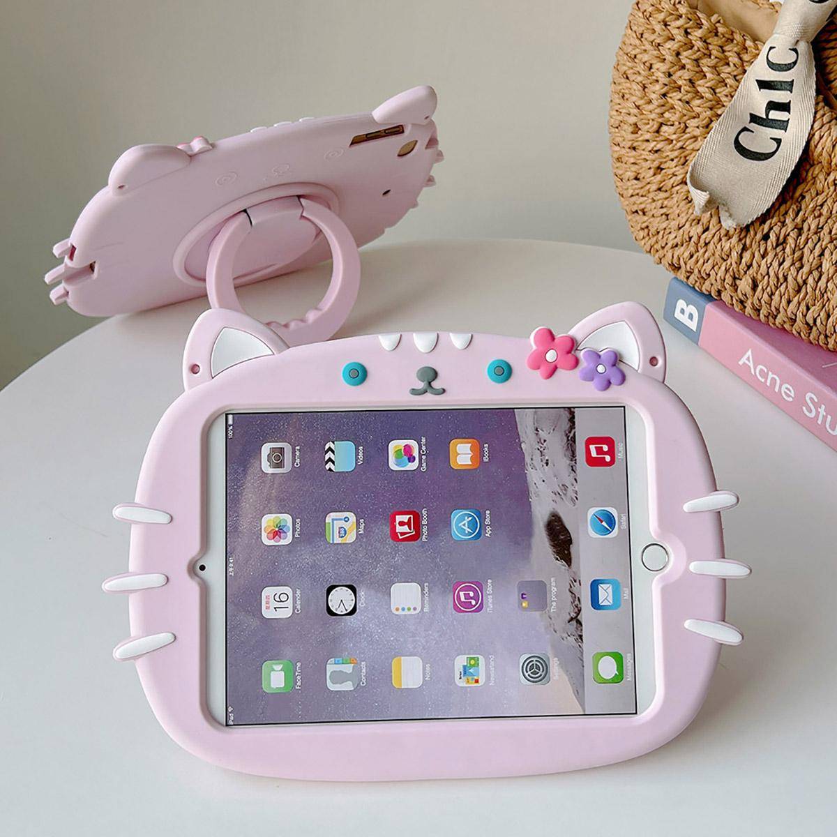 Roterande Fodral för Samsung Galaxy Tab A8 A9 A9Plus Coque Surfplatta för Galaxy Tab P610 T220 T290 T500 T510 Barn Silikonfodral Funda