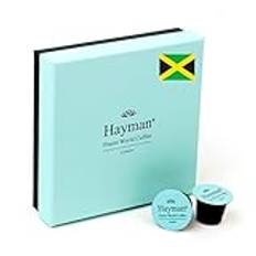 Hayman Coffee, 100% Blue Mountain-kaffe från Jamaica, kaffekapslar kompatibla med Nespresso Original Line-maskin, 20 kapslar