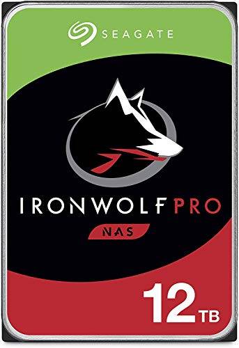 Seagate IronWolf Pro 12 TB NAS intern hårddisk HDD – 3,5 tum SATA 6 Gb/s 7200RPM 256 MB cache för RAID-nätverk Attached Storage Data Recovery Service – frustrationsfri förpackning