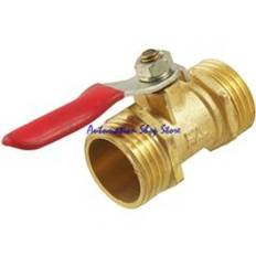 1/2 "pt hane to 1/2 " utvändig gänga full port röd spak handtag kulventil 20mm