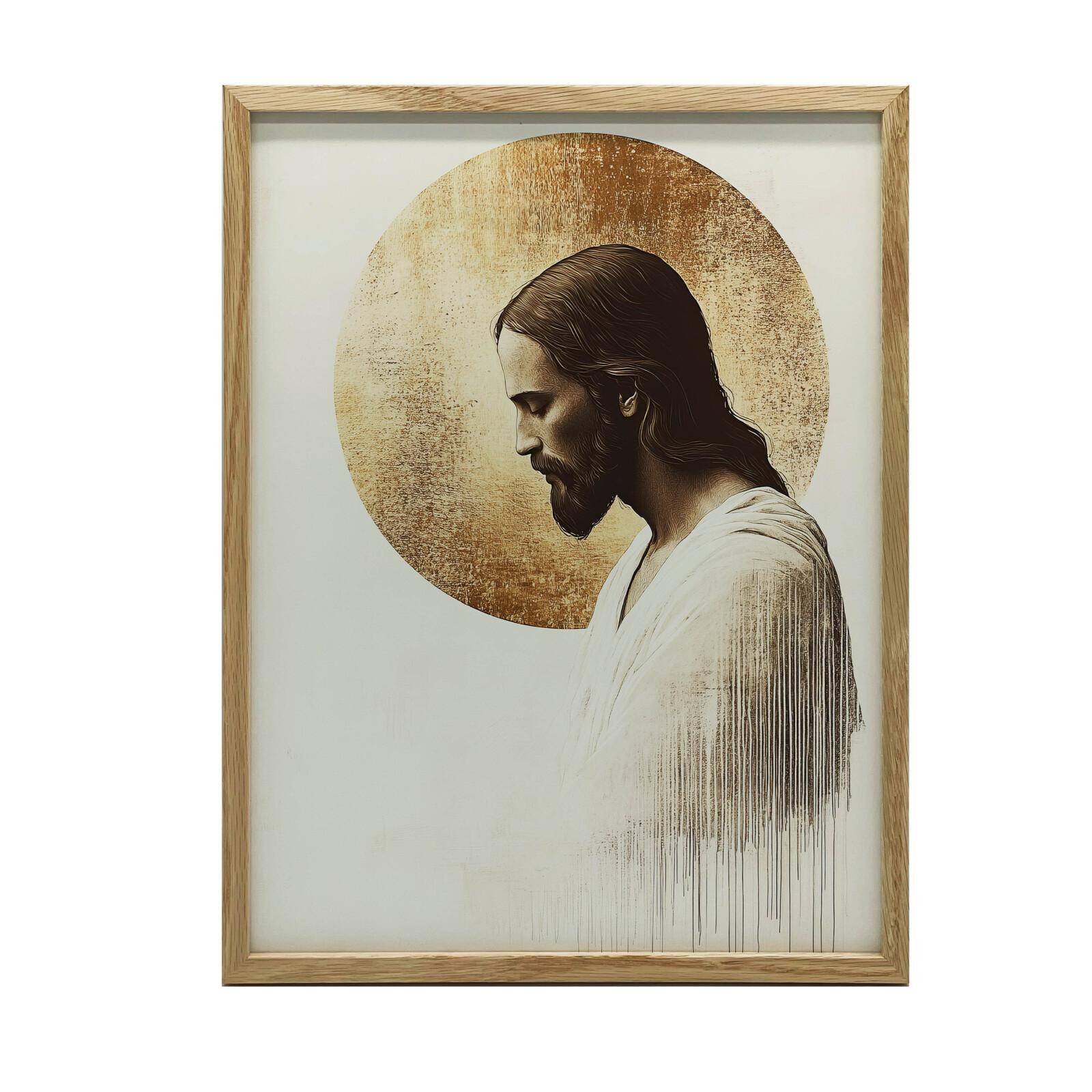 Gudomlig Enkelhet Gudomlig Enkelhet, 40X50 Cm, Guld Aluminiumram, Matt Papper 230 Gsm 54