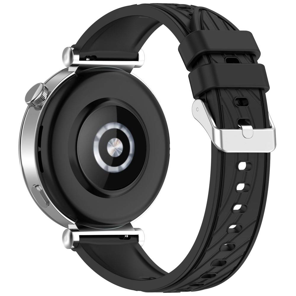 Samsung Galaxy Watch7 /6 /5 / 4 / FE - 44/40mm - Silikonarmband 20mm - för handled 139mm-220mm - Svart