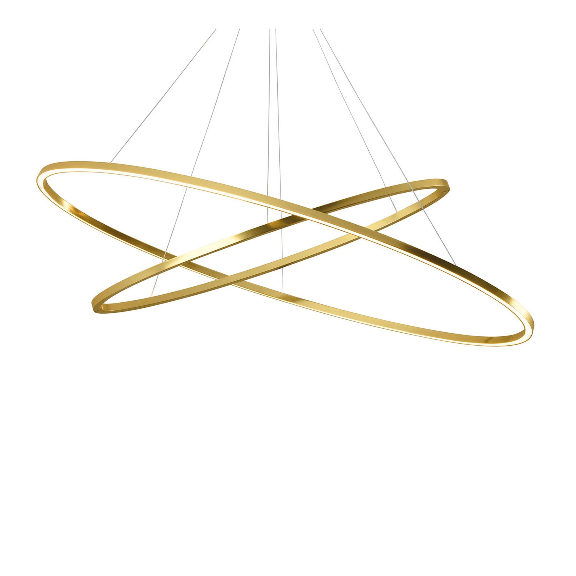 Nemo Lighting - Ellisse Double Mega, LED 3000K, Black - Pendellampor - Federico Palazzari - Svart