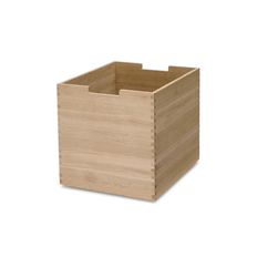 Cutter Box High - Ubehandlet teak