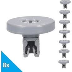 8x Opvaskemaskine nederste kurv Hjul egnet til Aeg Electrolux 50286965004 502869500/4 A