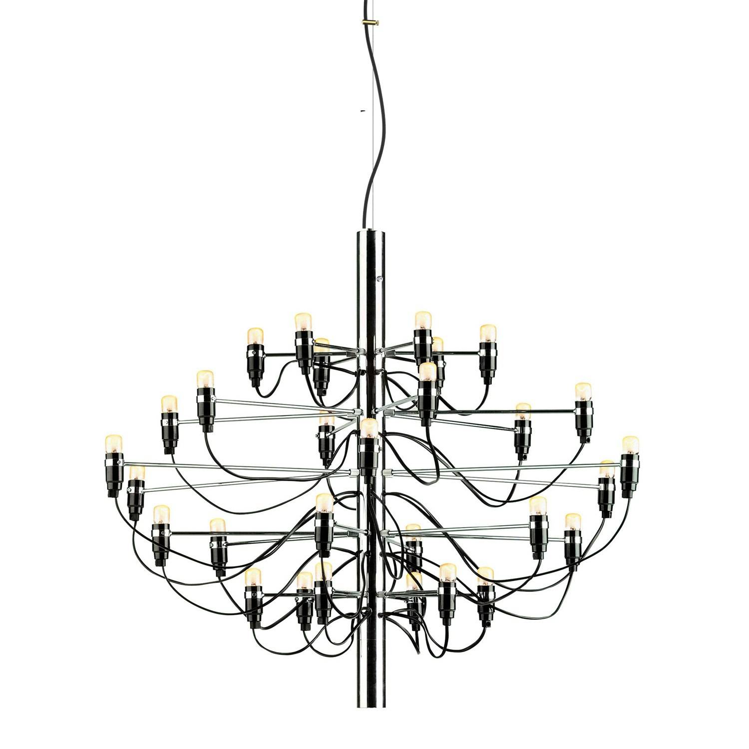Flos 2097/30 Sarfatti Ljuskrona Led Krom - Pendellampor Mässing Krom - A1400357L