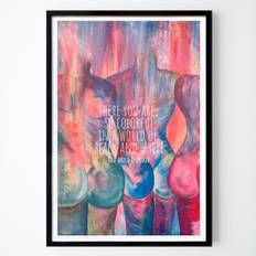 Människor & Porträtt Poster: Färgglada kroppar av Josefine Rosendahl