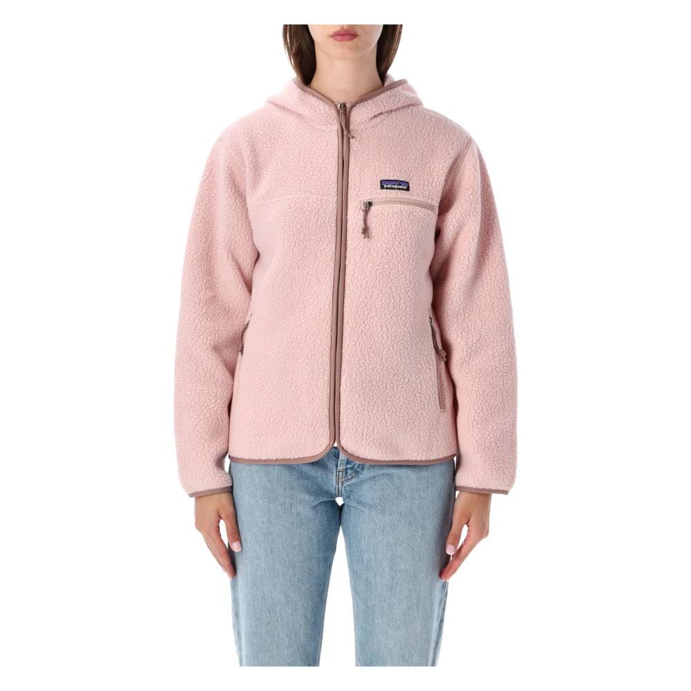 Patagonia Retro Pile Hoody - Træning - Dame - Lyserød - S - Uld