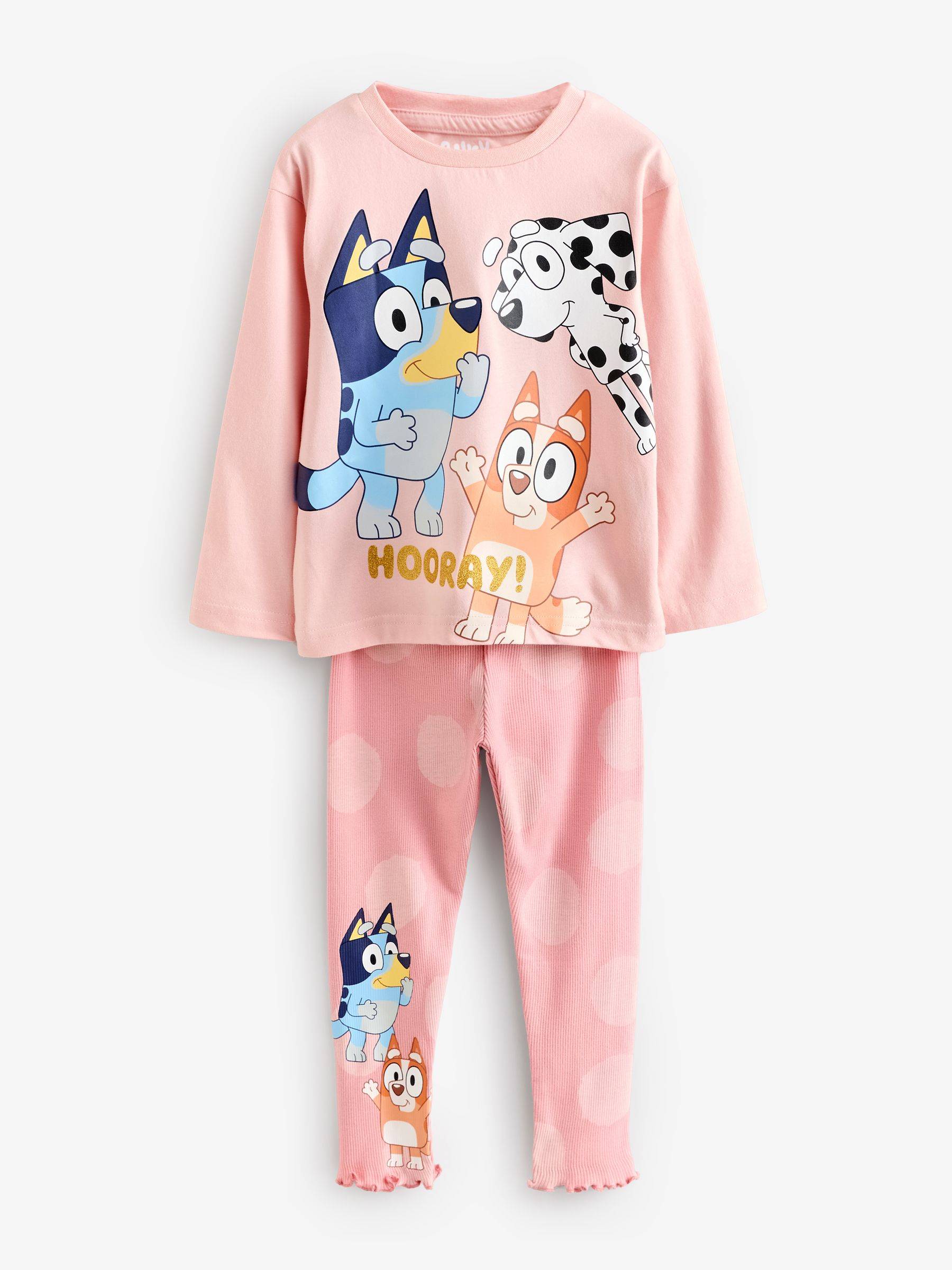 Character Karaktär Bluey And Bingo Långärmat Topp Och Leggings Set
