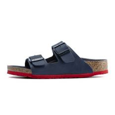Birkenstock Arizona Sandal Desert Soil Blå/rød (Medium-bred)