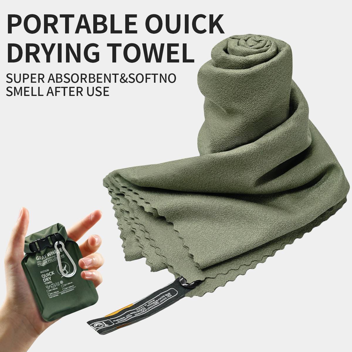 Portable Outdoor Quick-drying Towel Camping Hiking Cycling  Sports Towel Gym travel Towel