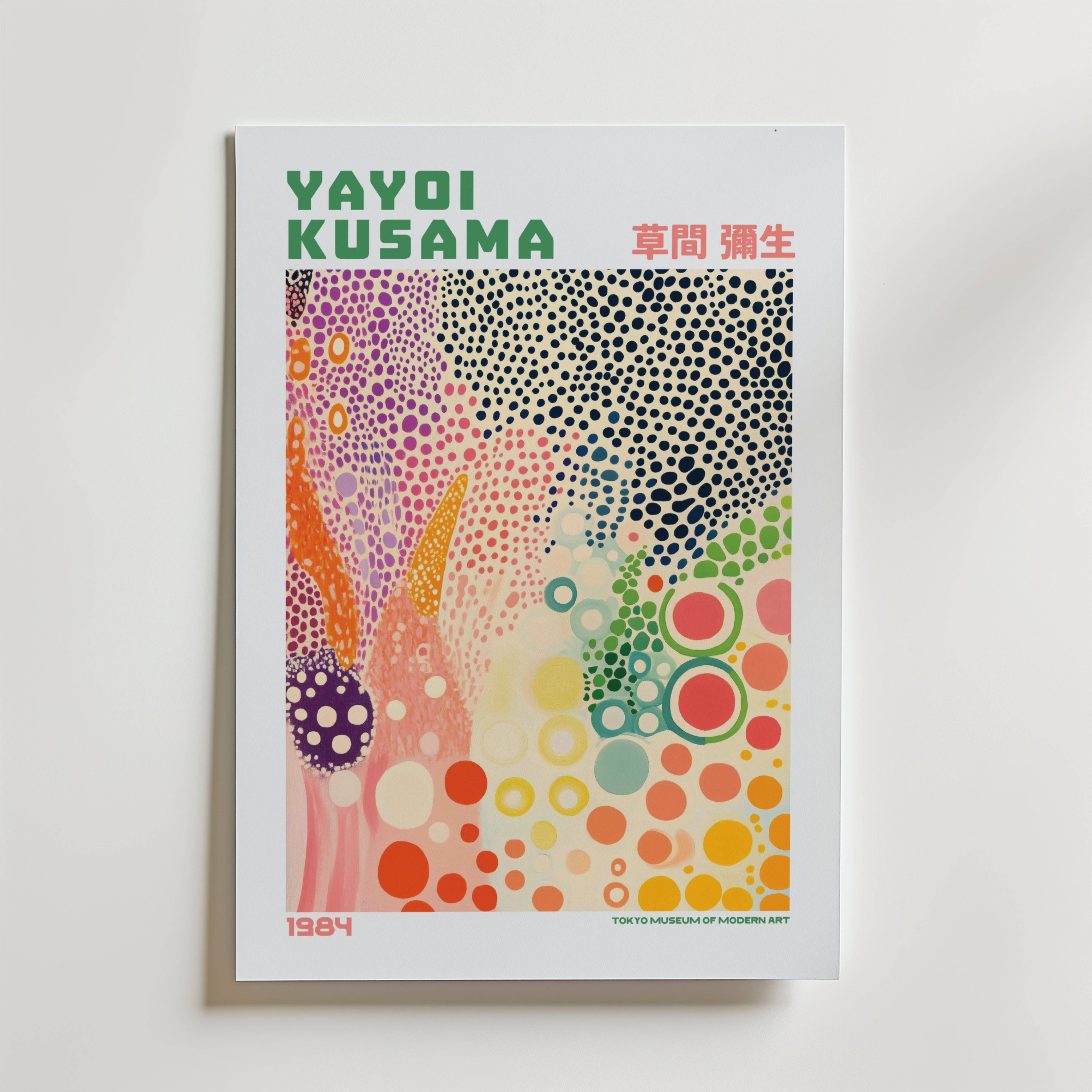 Yayoi Kusama Color Dots Poster - Fine Art Poster 30x40 cm