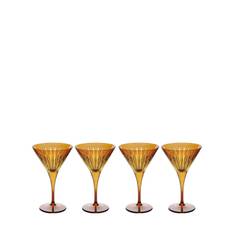Set Of 4 Martini Glasses